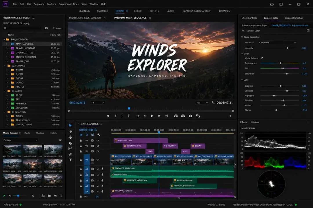 Online Video Editor Interface